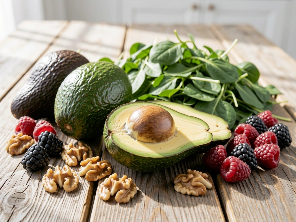 Frische Zutaten und gesunde Ernährungswissenschaft